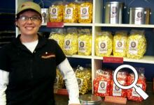 Jennifer Althaus at Shirley's Gourmet Popcorn