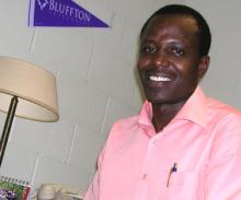 Hassan Mosoka - Bluffton University's first international graduate student