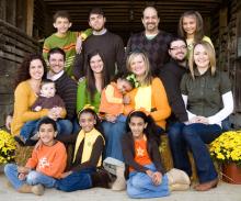 Back: Blake, Jon H., Jon K. (me), Gracie  Middle: Evin, Cohen (in lap), Luke, Bethany, Abby, Beth, Mark, Autumn.  Front: Zack, Izzie, Sophie