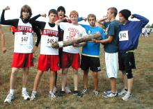 BHS boys' cross country team