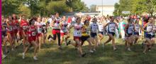 Start of girls' Blue Division race (Bill Suter photo)