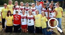BHS girls cross country team at Tiffin