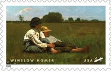 Winslow Homer postage stamp