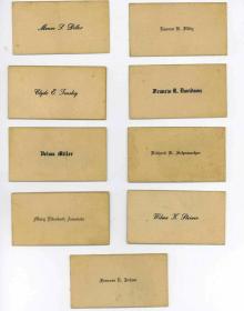 Pandora High School calling cards