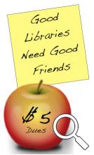 Friends of the Library membership form