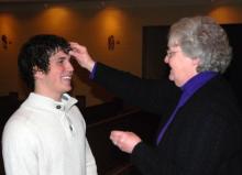 Ash Wednesday observance at St. Mary's