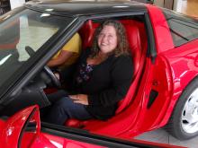 Valarie Hahn, Spencerville, Corvette raffle winner