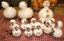 Halloween gourds from last year's open house