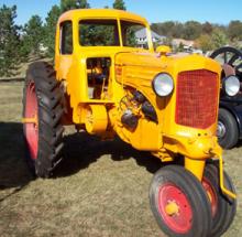 One of last year's tractors on display