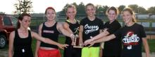 BHS team with trophy at Spencerville