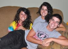 Sarah, Amanda and Noah Stratton