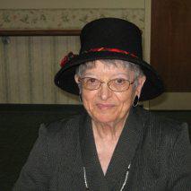 Aggie Folk styling a lovely black felt hat