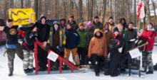 Scouts from Troop 256 who completed in this year's Klondike Derby