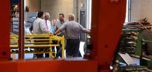 Rep. Huffman touring Diamond Manufacturing