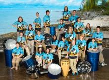 Findlay High School Pantasia, steel-drum band