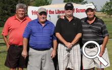Golf scramble winning team