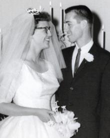 Gerber wedding photo from 1963
