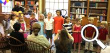 Members of Jubilate, a children^aEURTMs choir at Bluffton^aEURTMs First Mennonite Church, perform the song ^aEURoeMay All Children^aEUR