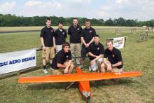 Kneeling, left to right: Eric Holodnak, Logan Kingen, Adam Black. Standing, left to right: Andrew Starr, Sean Nuzum, Jacob Patrick, Matt Smith