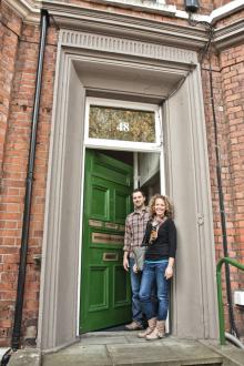 Peter and Jenna Liechty Martin in Belfast
