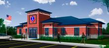 Artist rendering of First National Bank's Findlay West banking center