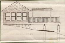 Drawing of proposed pier